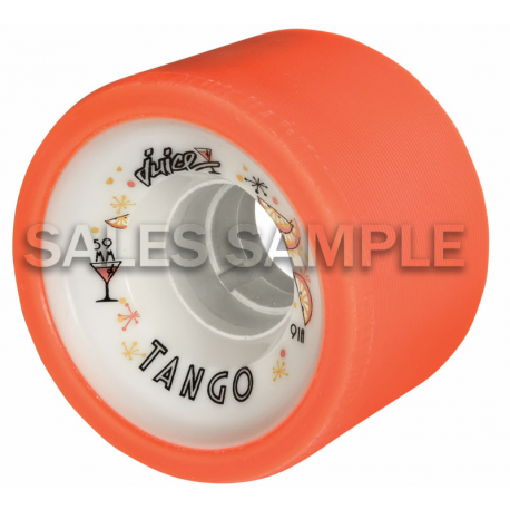 JUICE WHEELS MARTINI SERIES Tango, 59mmx38mm, soft 91a, orange, 4-Pack