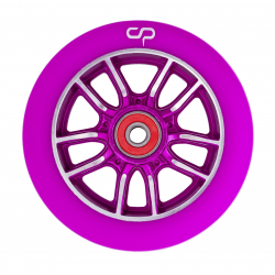 Crisp F1 Forged Wheel Purple Silver /Black PU 110mm